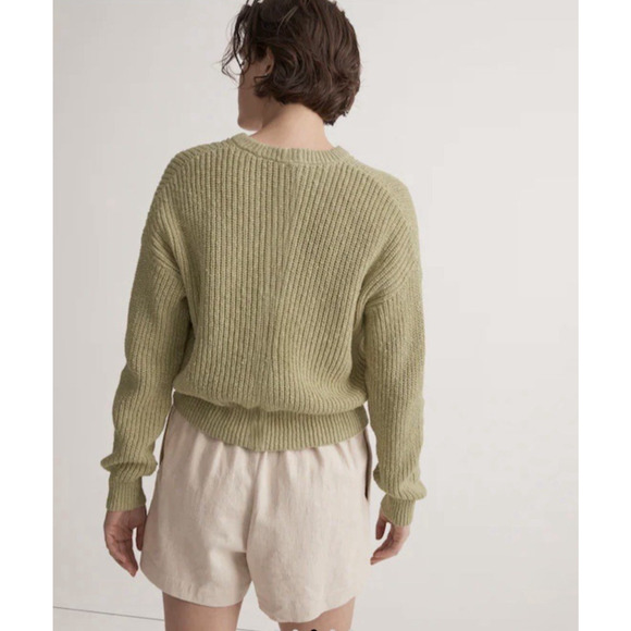 Madewell Olive Green Crew Neck Sweater - Picture 8 of 16